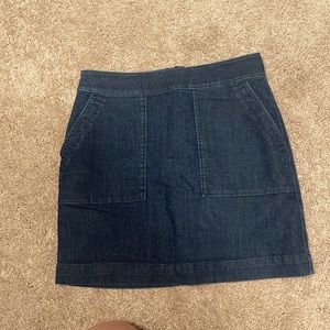 The loft denim skirt